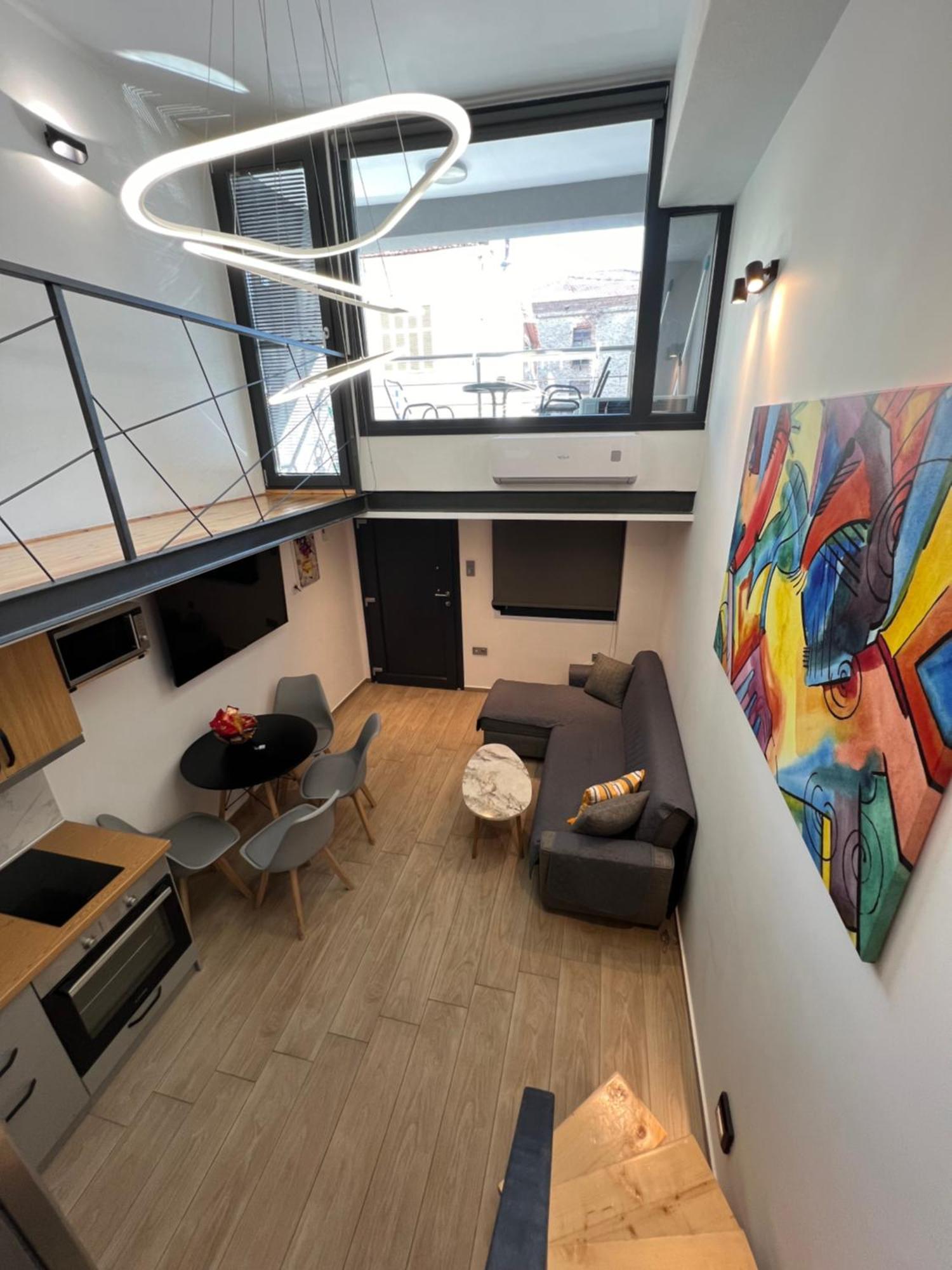 City Center Loft With Private Parking Kavála ภายนอก รูปภาพ