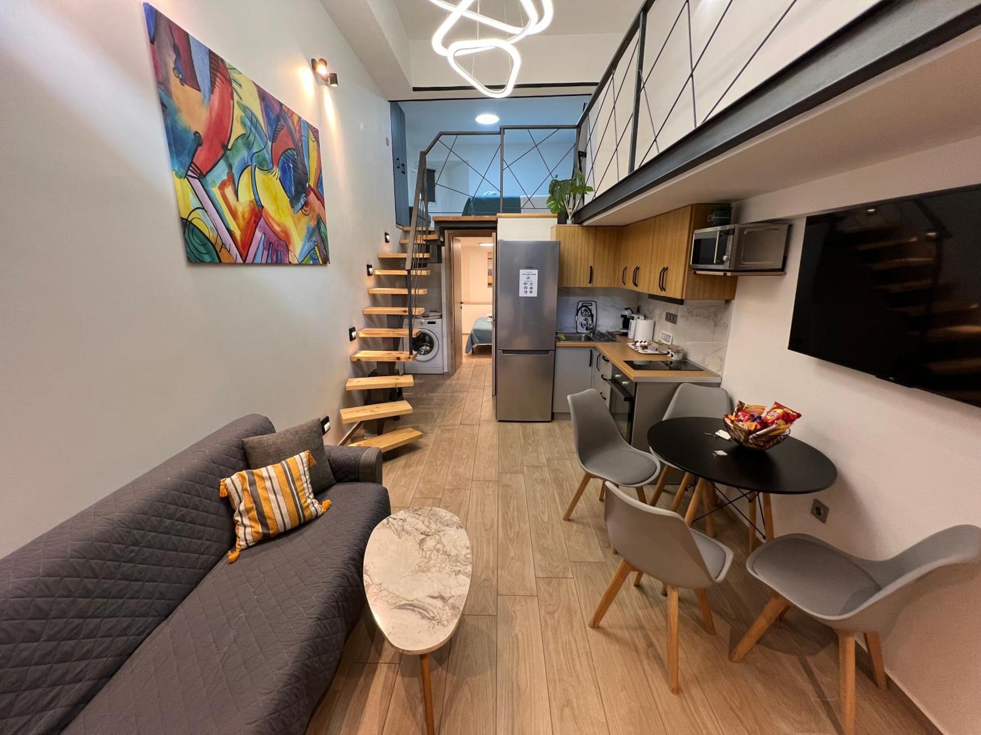 City Center Loft With Private Parking Kavála ภายนอก รูปภาพ