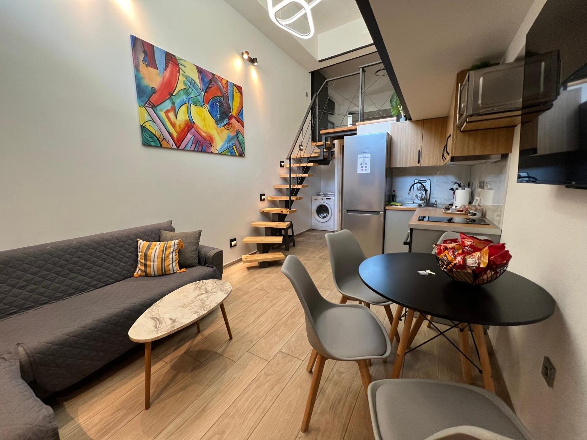 City Center Loft With Private Parking Kavála ภายนอก รูปภาพ